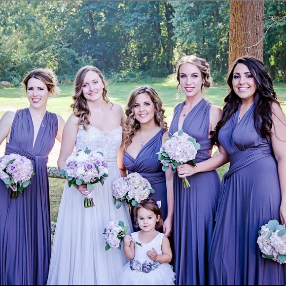 lulus grey bridesmaid dress